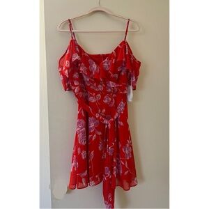 Premier Amour Red Floral Dress